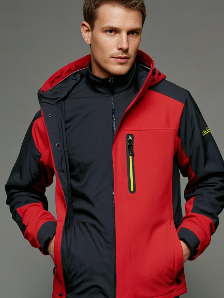 Chaqueta impermeable y duradera