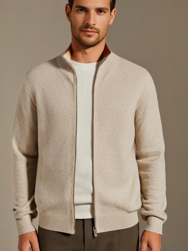 Benjamin & Co | Men’s Cashmere Zip Jacket