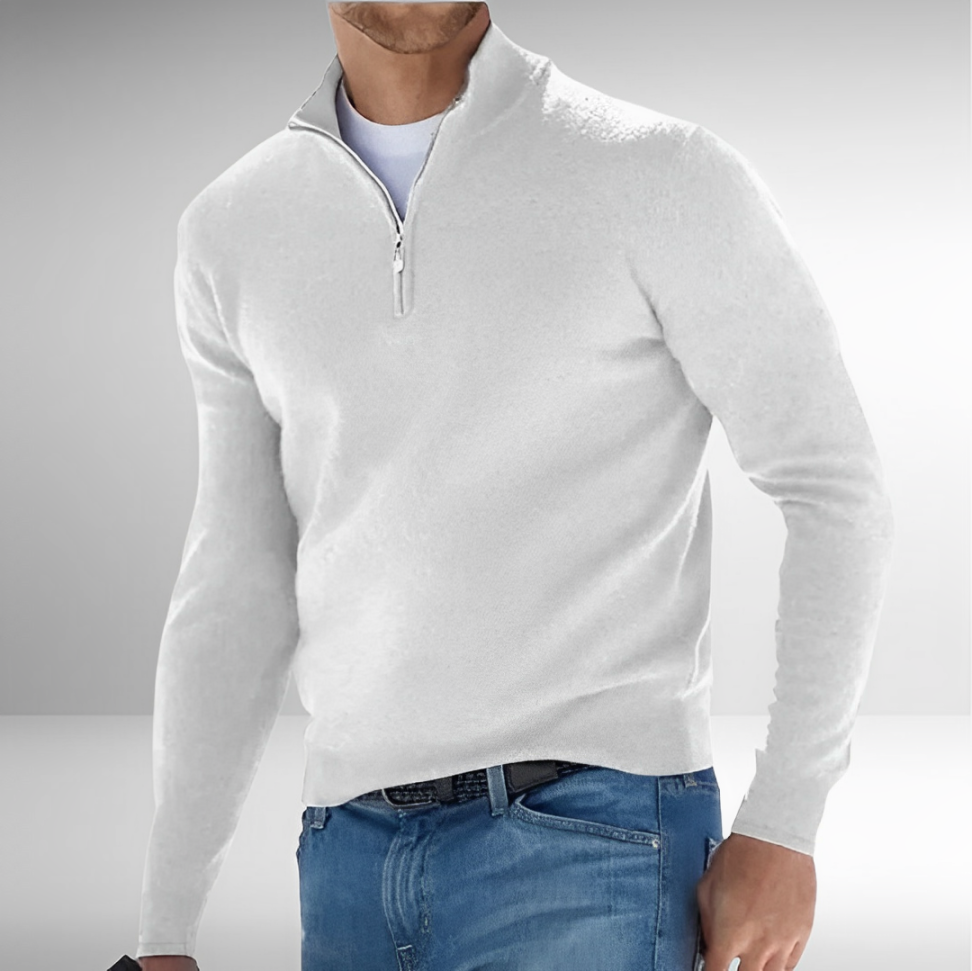 Raphael™ - Jersey de Lana Premium con Cremallera